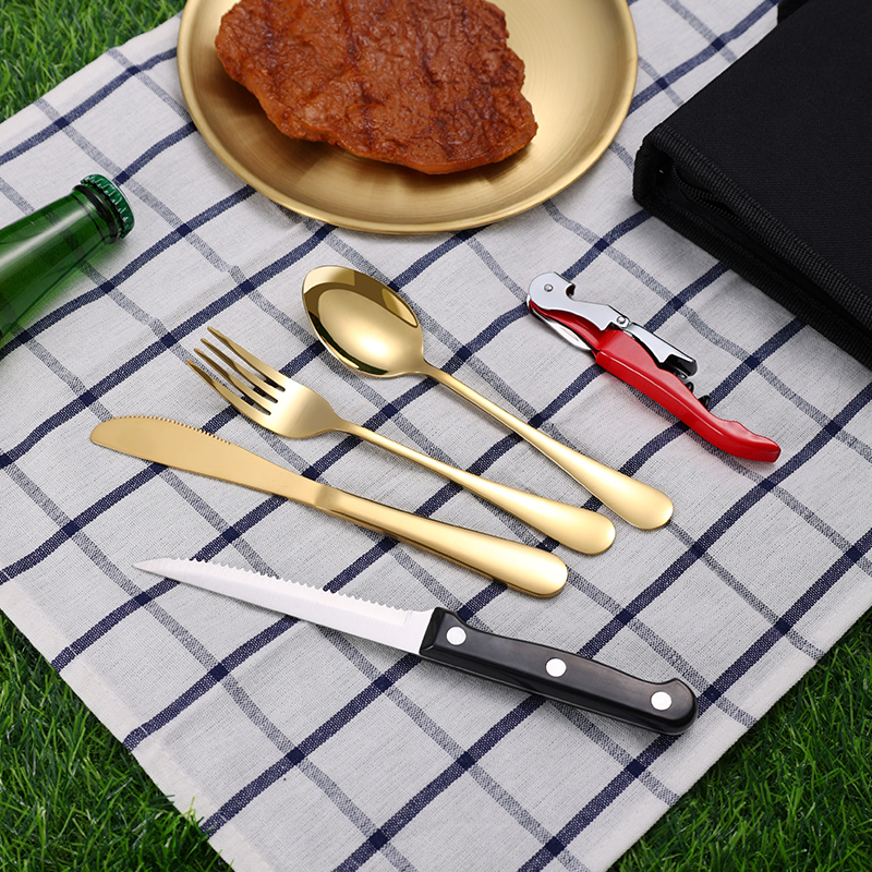 10Pcs Camping Tableware Set 30 - Kitchen Baking Utensil Set ulasan dan harga