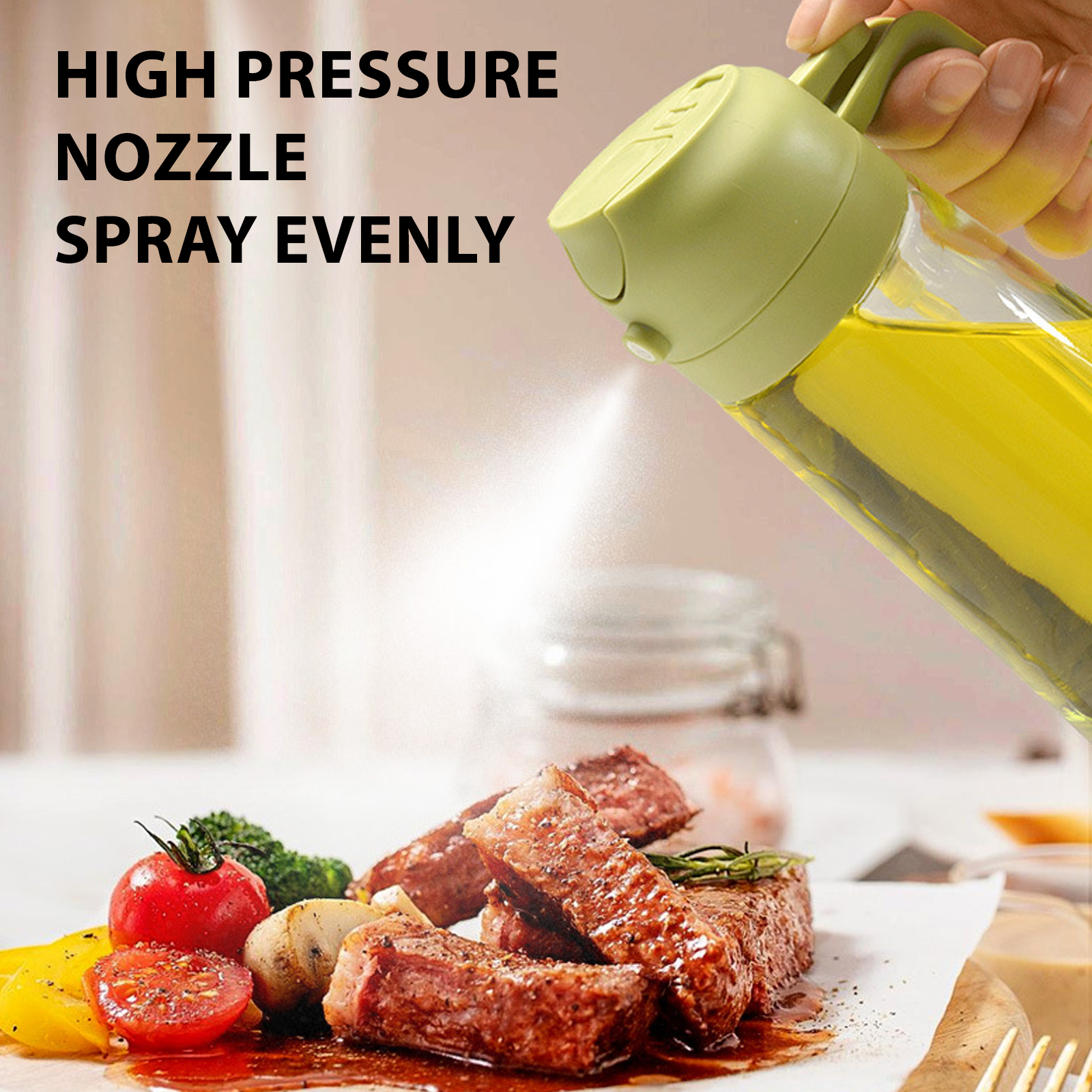 2-in-1 Glass Oil Sprayer For C - Kitchen Glass Baking Set ulasan dan harga
