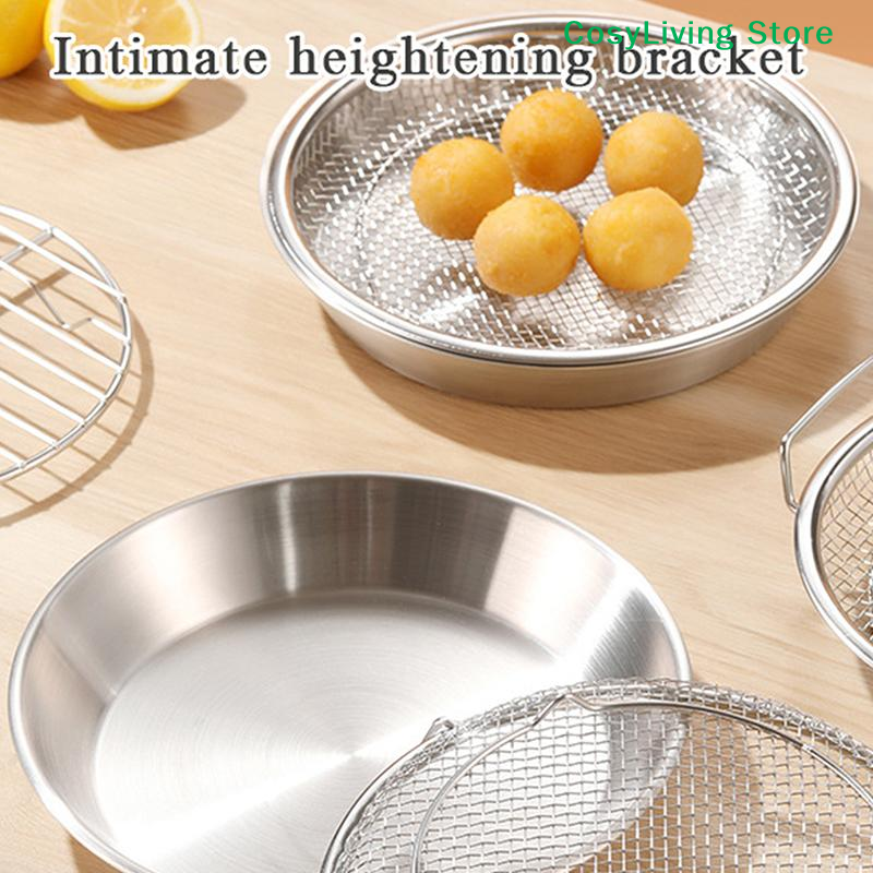 [CL]Stainless Steel Drain Tray - Kitchen Baking Tray Rack ulasan dan harga