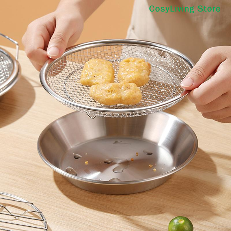 [CL]Stainless Steel Drain Tray - Kitchen Baking Tray Rack ulasan dan harga
