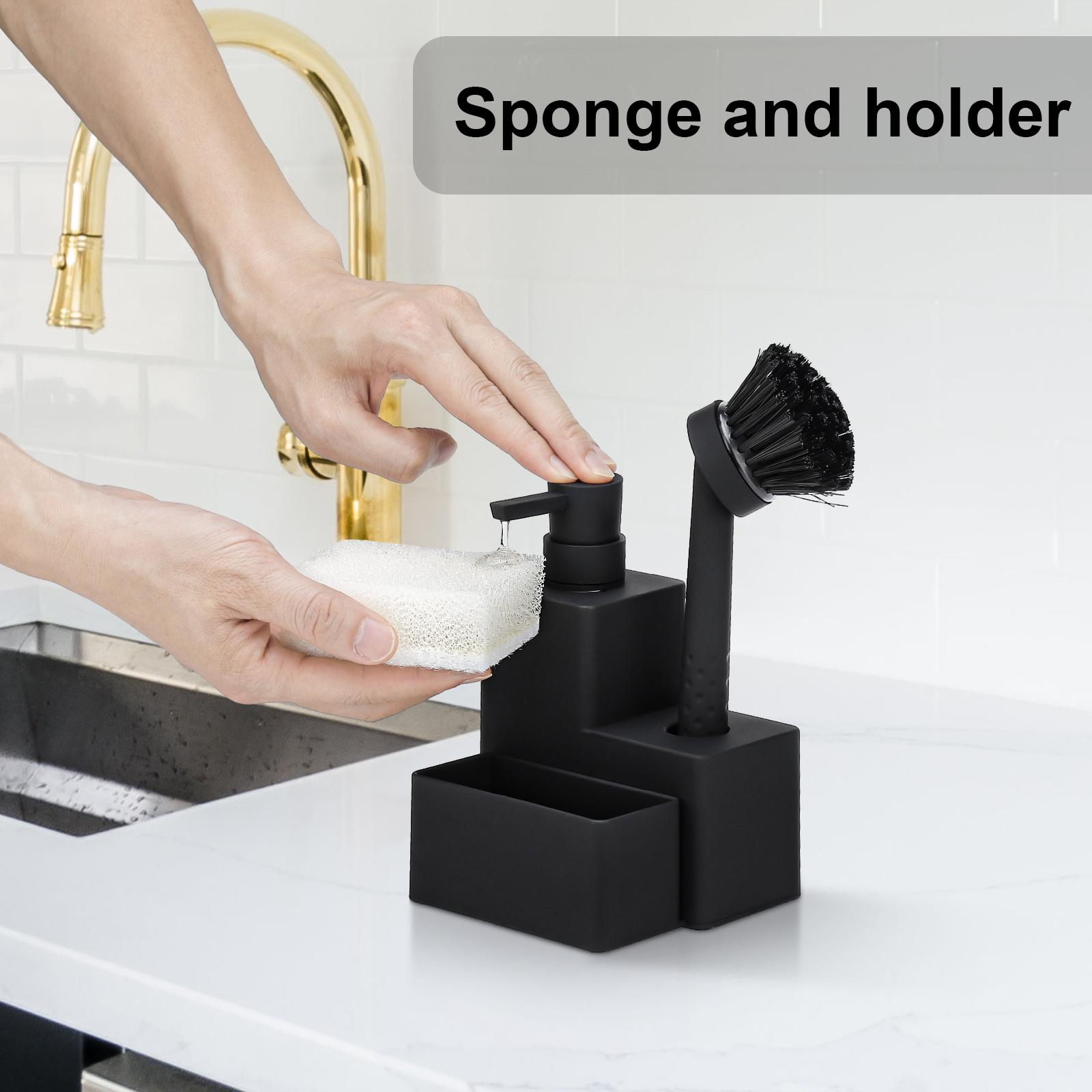 Modern Square Dish Soap Dispen - Kitchen Baking Utensil Set ulasan dan harga