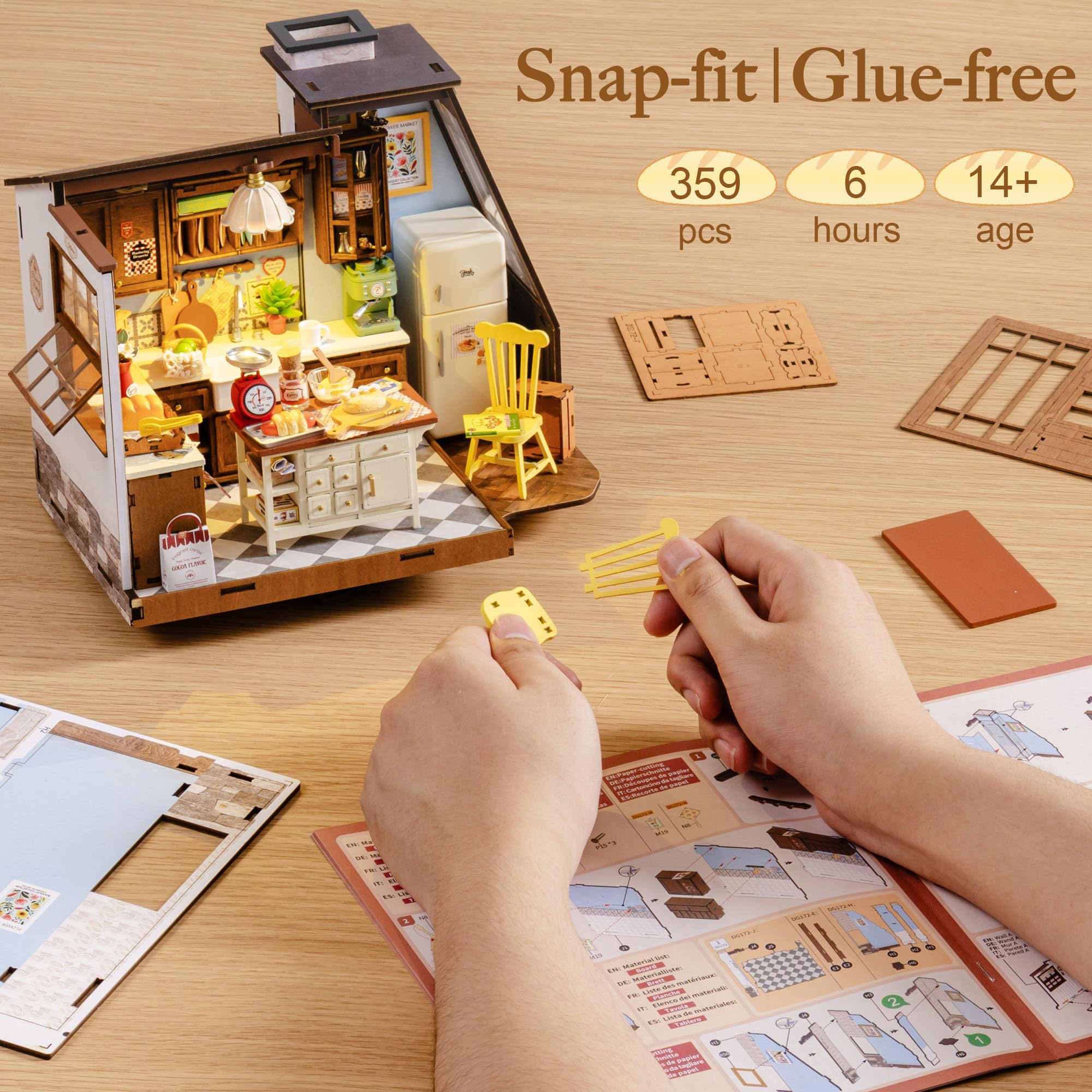 Rolife DIY Miniature House Kit - Baking Kitchen Rolife ulasan dan harga