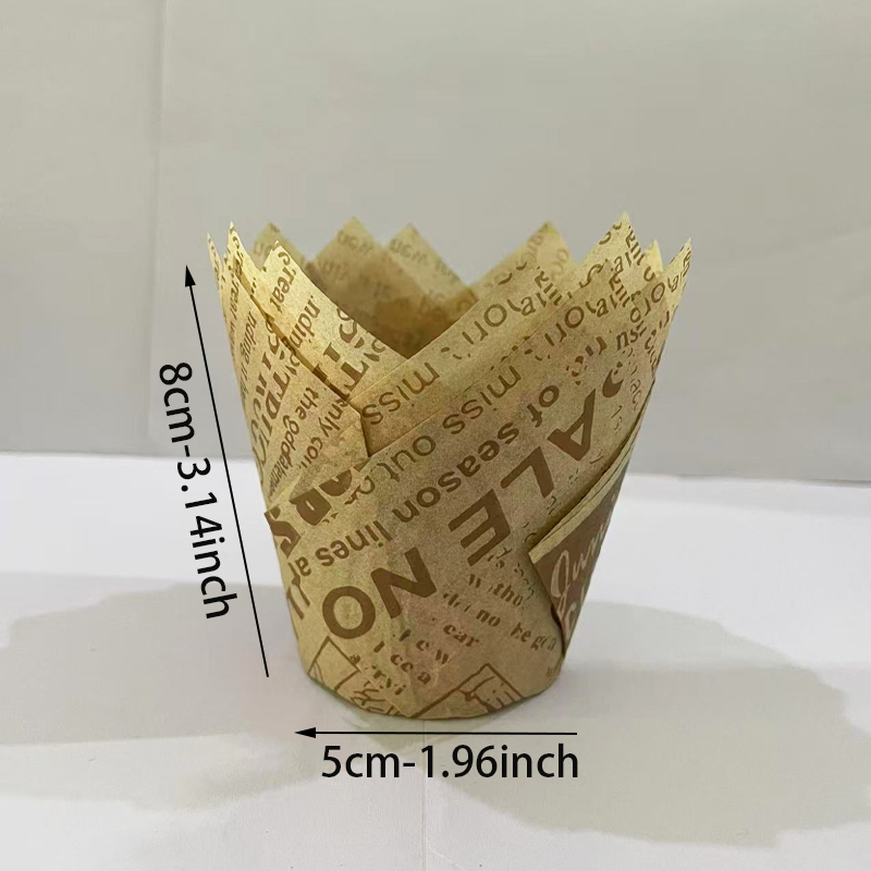 50Pcs/100Pcs Cartoon Natural N - Kitchen Baking Paper ulasan dan harga