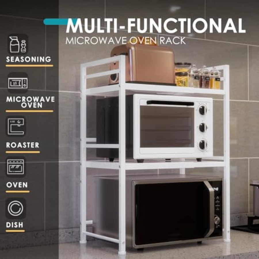 Microwave Oven Rack, Expandabl - Kitchen Utensils ulasan dan harga
