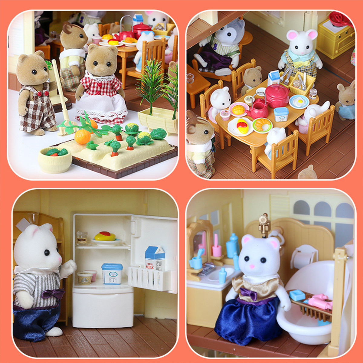 Miniature Furniture 1:12 Dollh - Kitchen Q ulasan dan harga