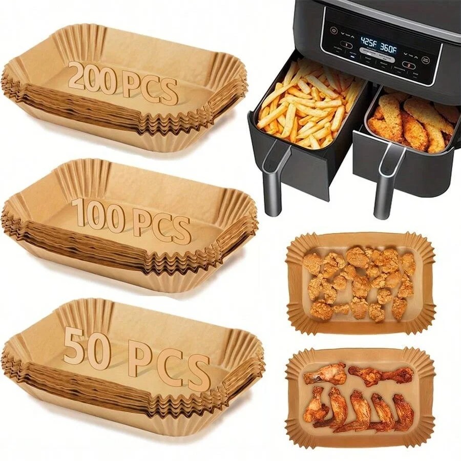 Air Fryer Paper Liners Disposa - Kitchen Baking Paper ulasan dan harga